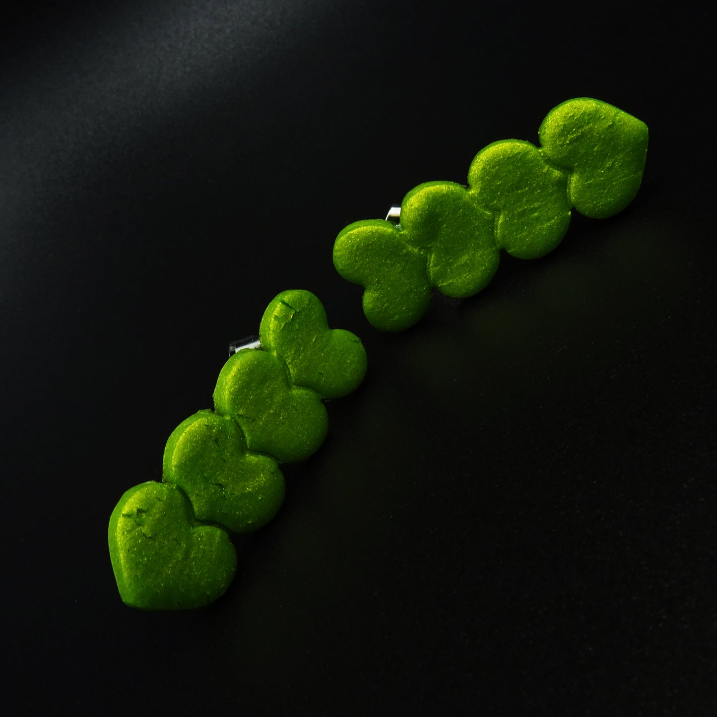 Neon Pulse Clay Earrings