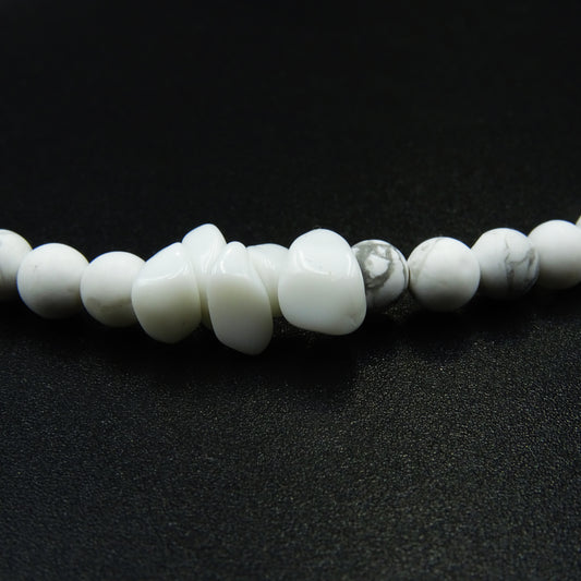 Polar Veil Agate Gemstone Necklace