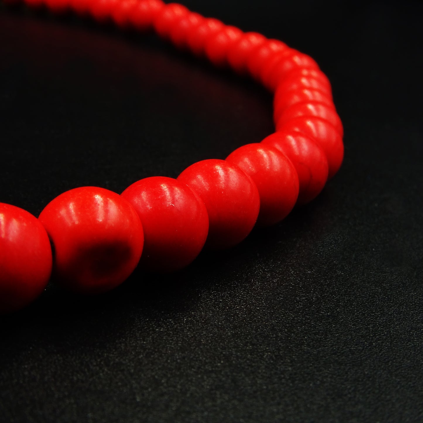 Ember Pulse Pasta Gemstone Necklace