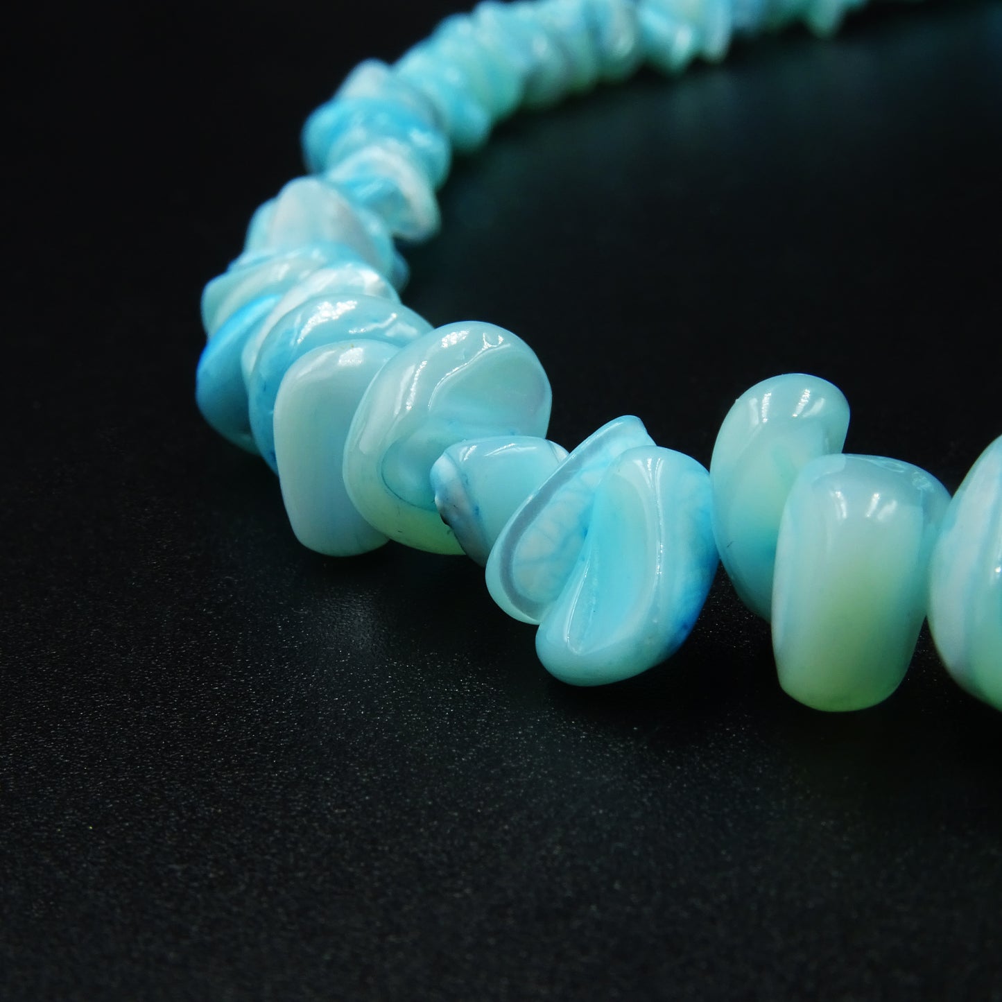 Skyborn Drift Oyster Beads Necklace