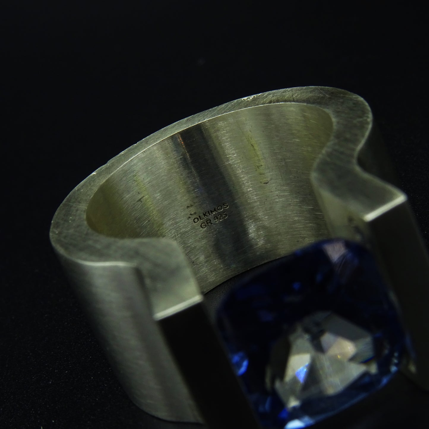Bluehold Blue Topaz Gemstone Silver Ring