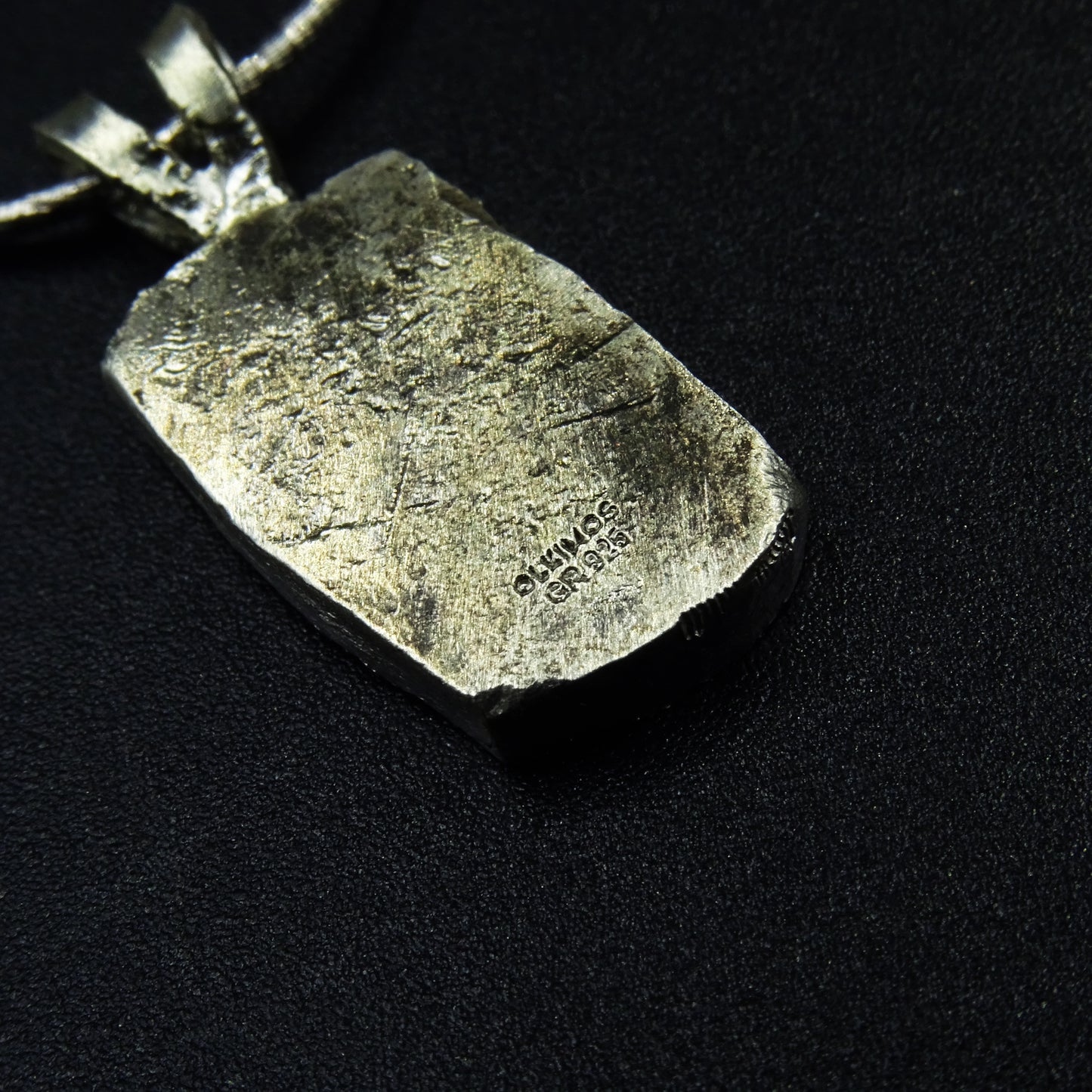 Forest Pulse Silver Necklace
