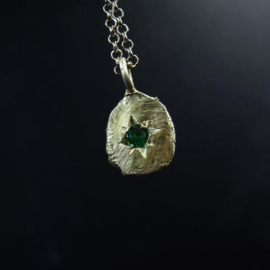 Mosslight Silver Necklace