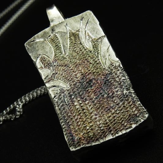 Burning Eden Silver Necklace
