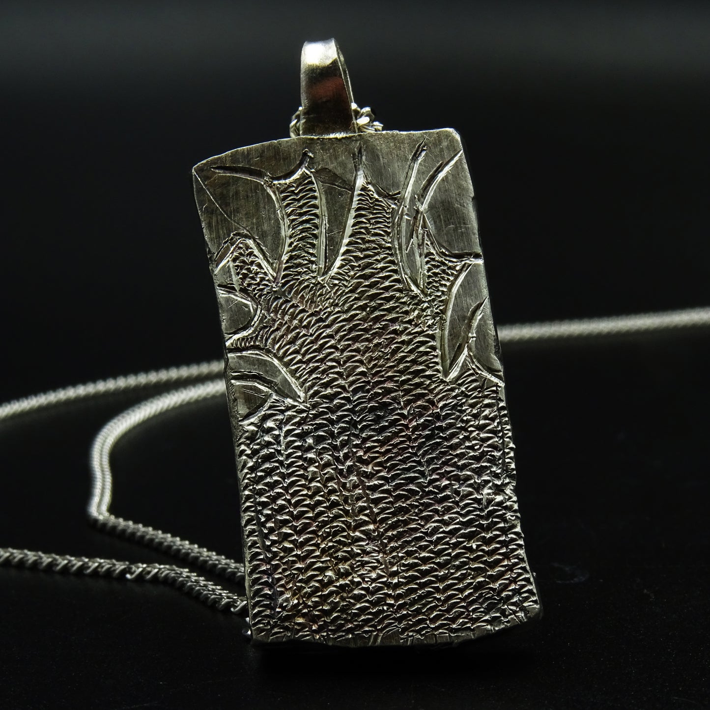 Burning Eden Silver Necklace