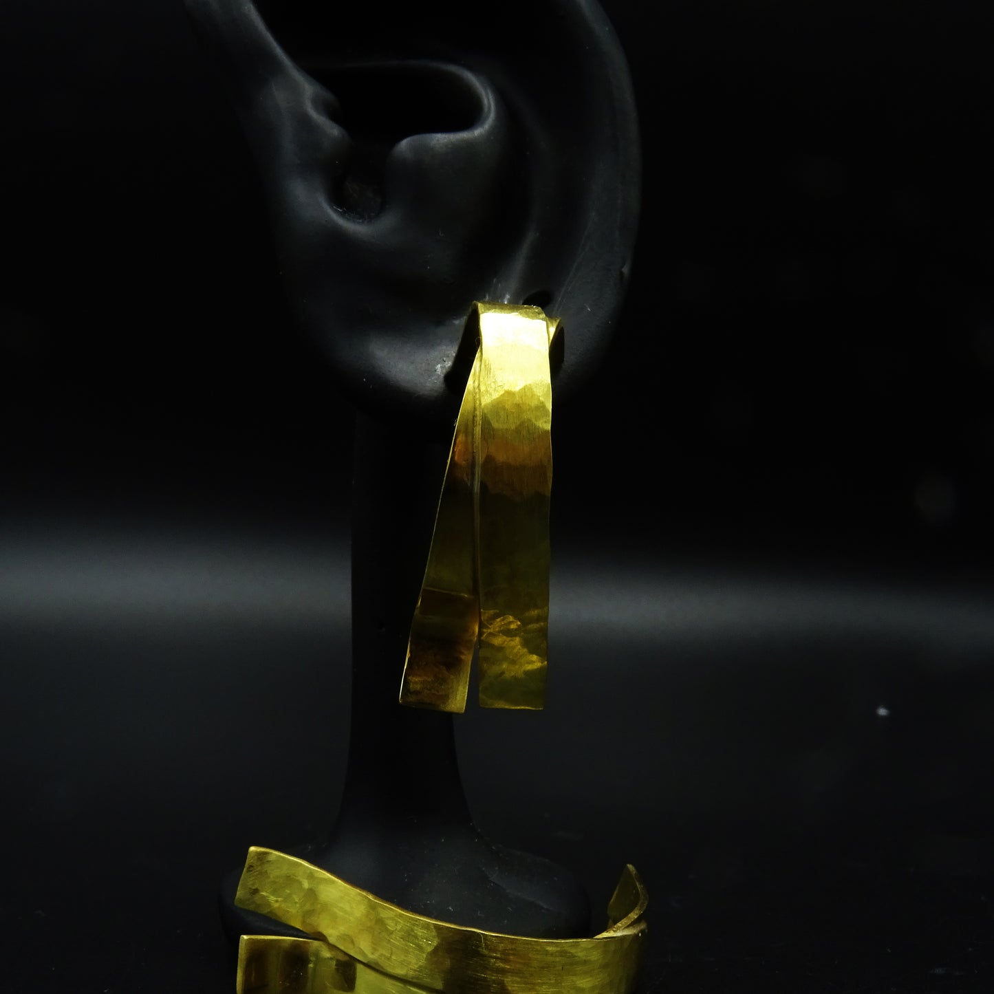 Riftline Silver Hoop Earrings