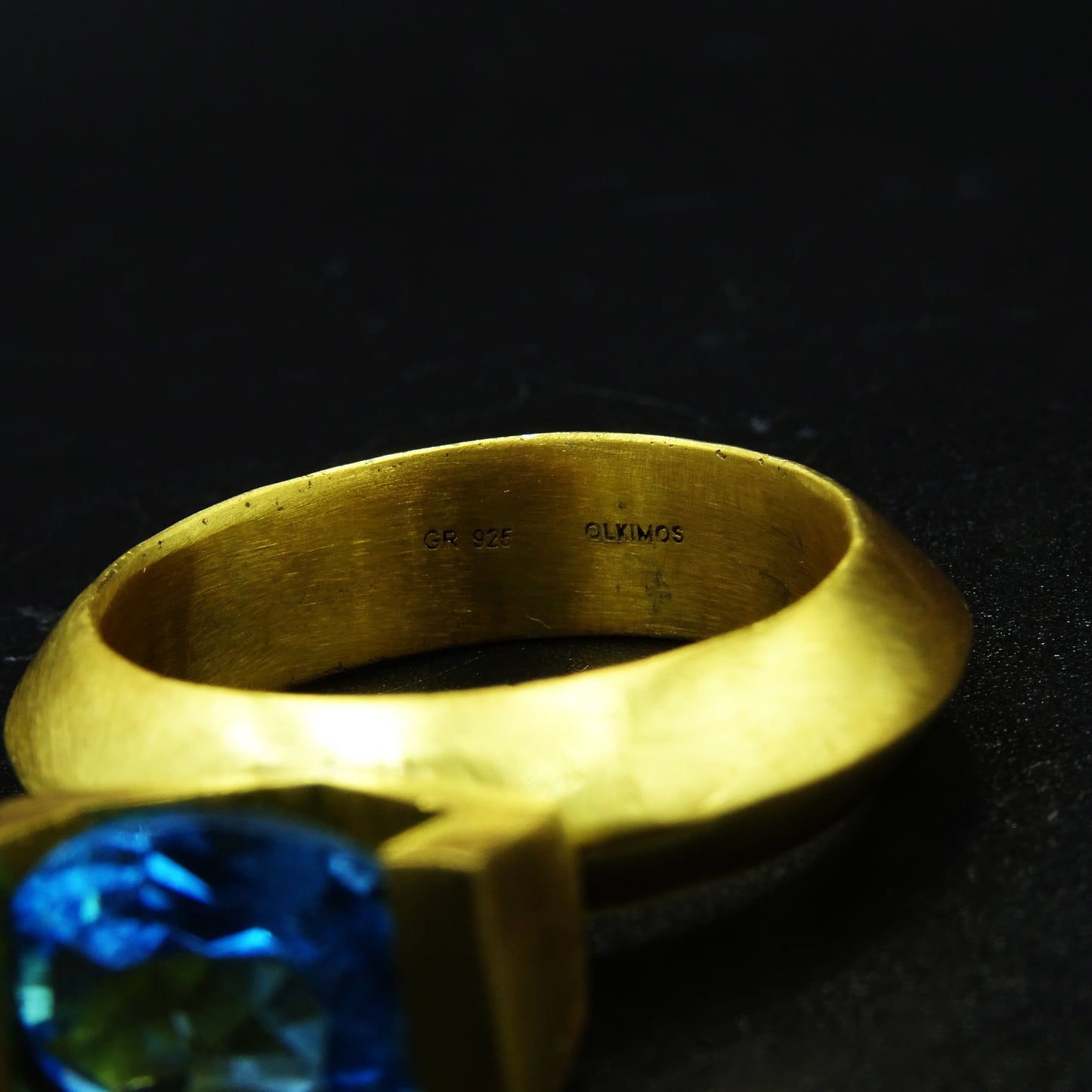 Titan’s Eye Topaz Gemstone Silver Ring