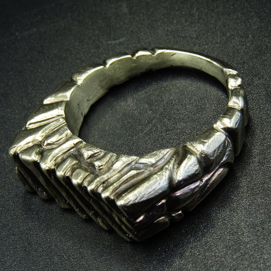 Metalwrithe Silver Signet Ring