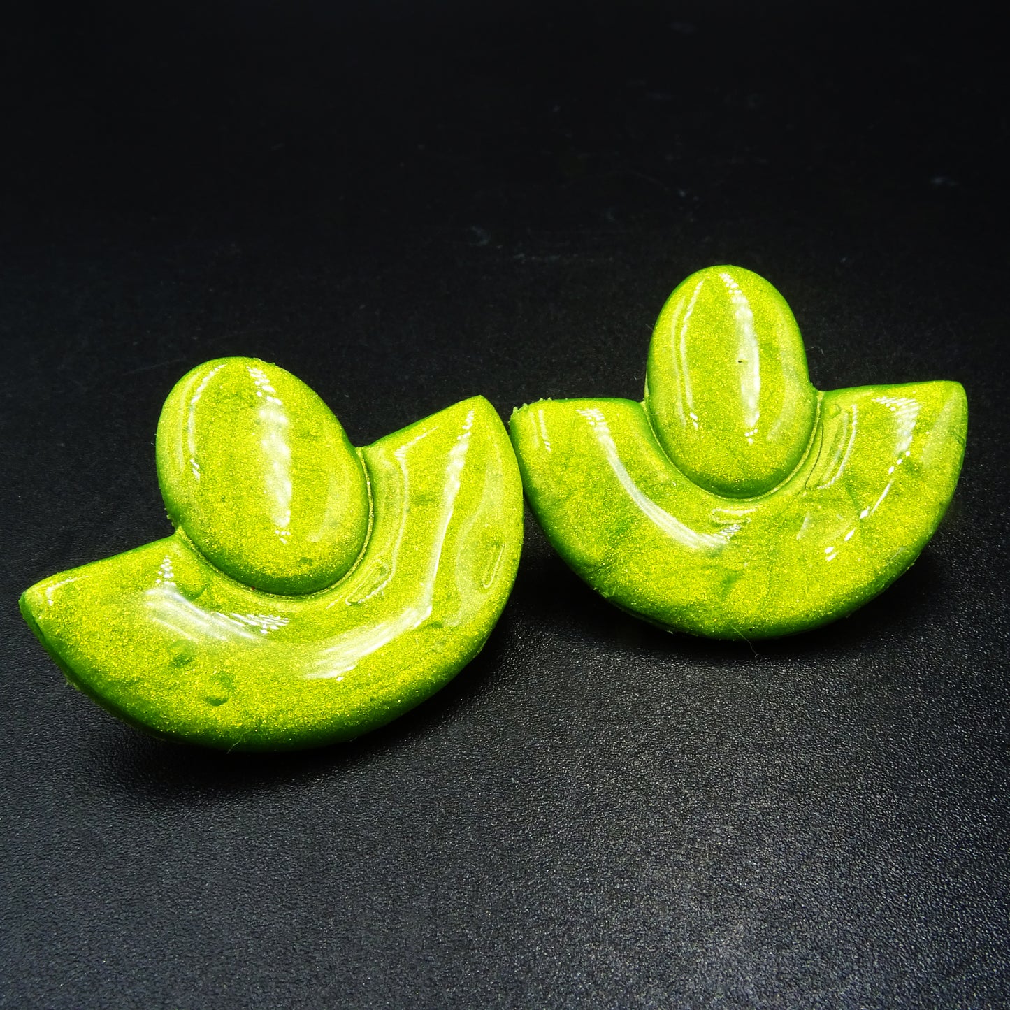 Lunaris Veil Clay Earrings