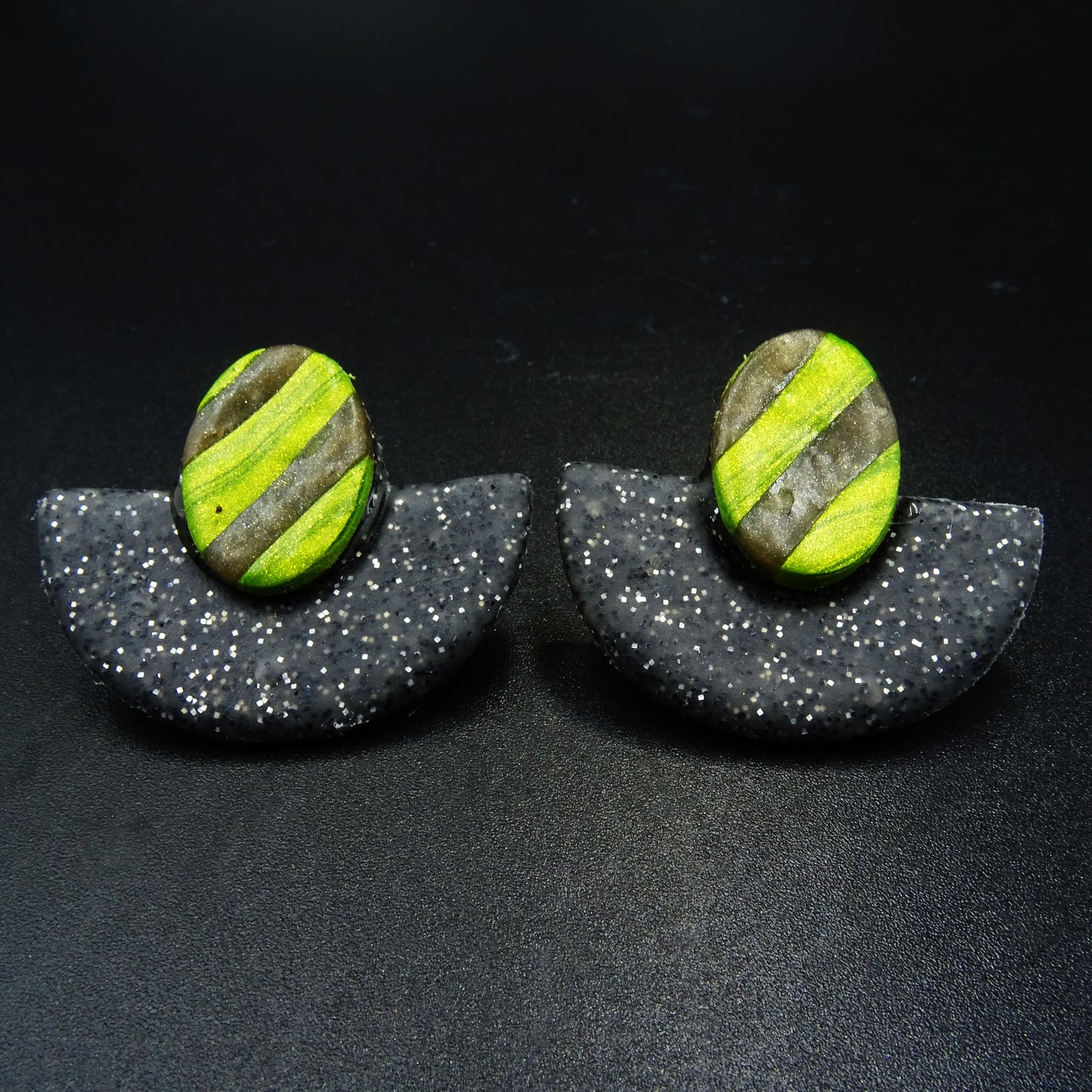 Strata Glow Clay Earrings