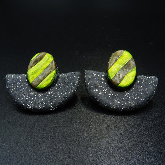 Strata Glow Clay Earrings