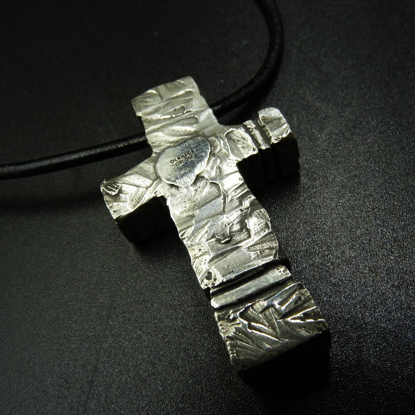 Shattered Creed Cross Silver Necklace