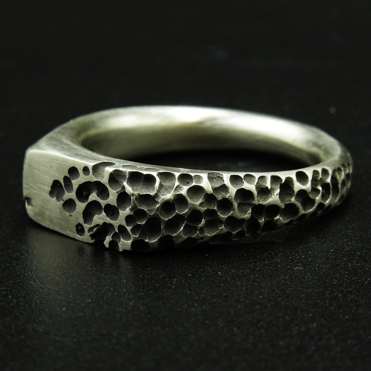 Crateris Signet Silver Ring