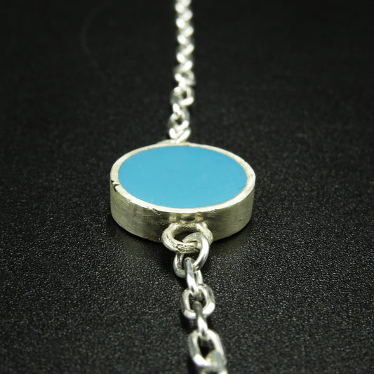 Blue Arcadia Silver & Blue Enamel Set