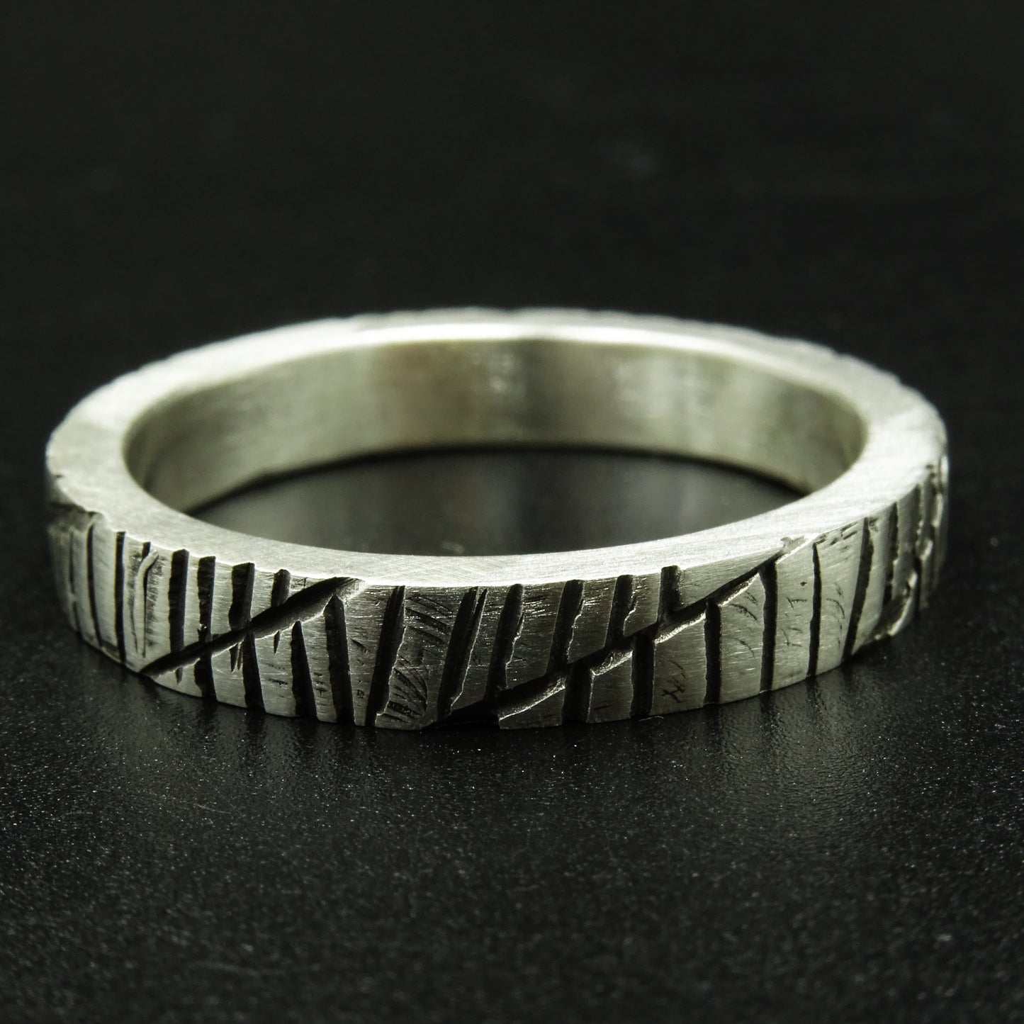 Fractured Memory Silver Ring