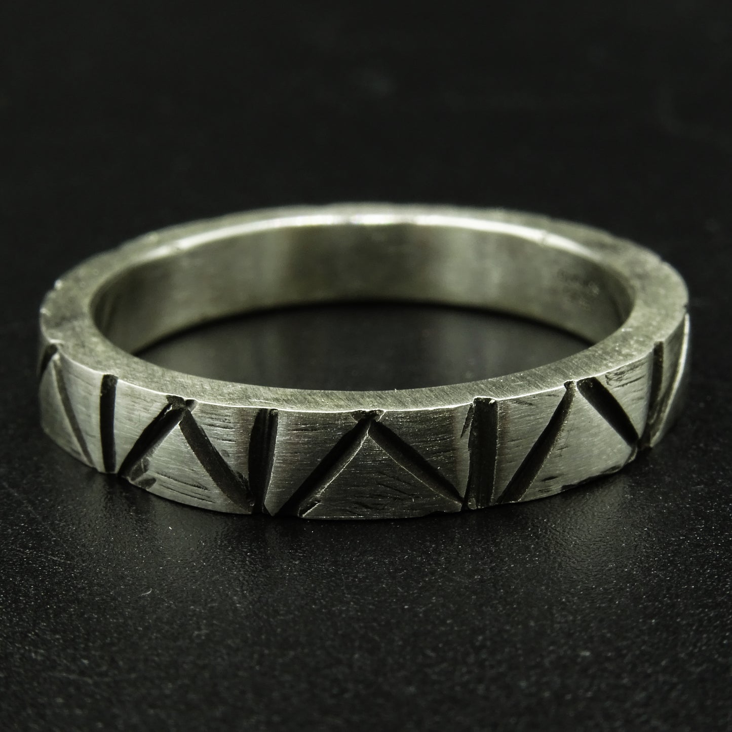 Signal Trace Silver Ring