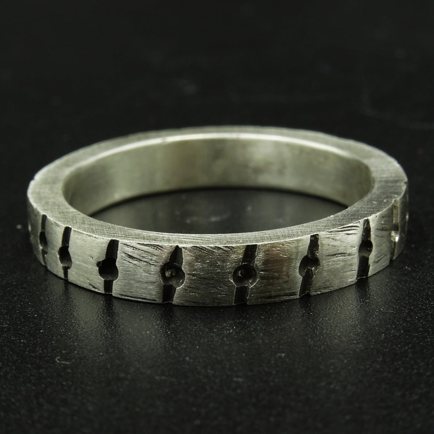 Synaptic Halls Silver Ring