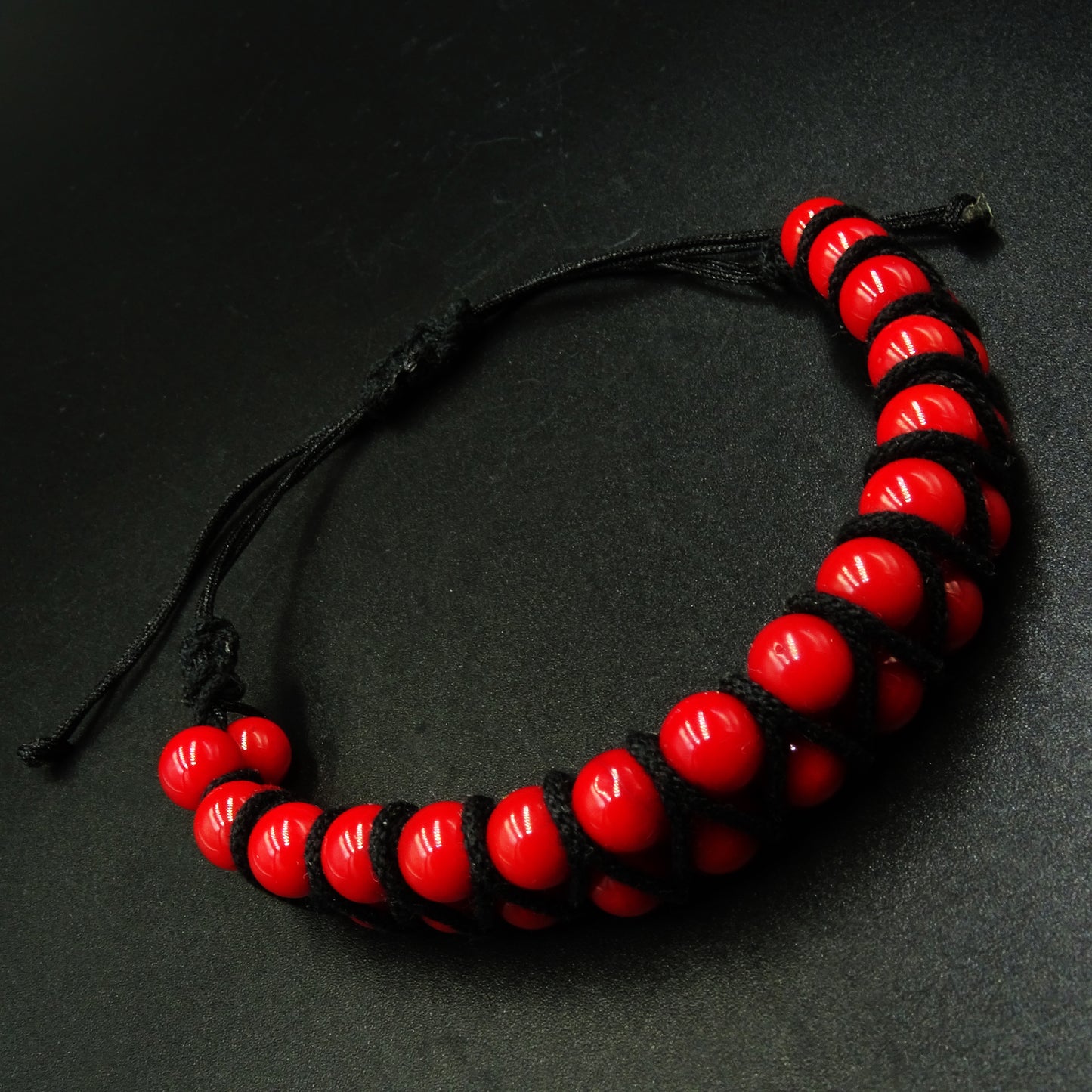 Red Coral Core Coral Bracelet