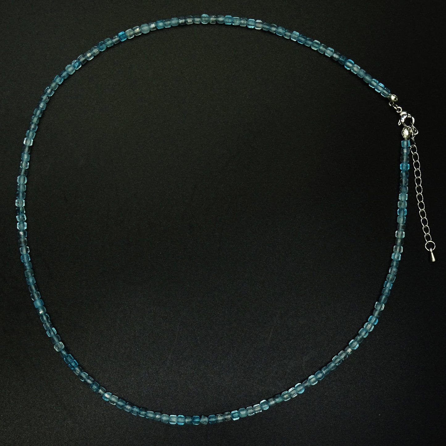 Aqua Veil Aqua Marine Gemstone Necklace