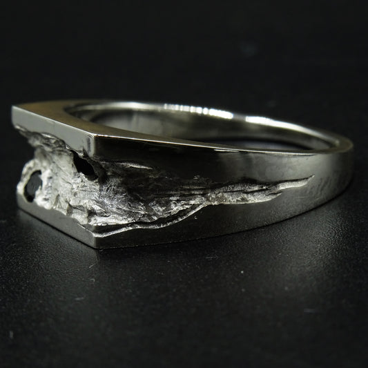 Emerge Silver Signet Ring