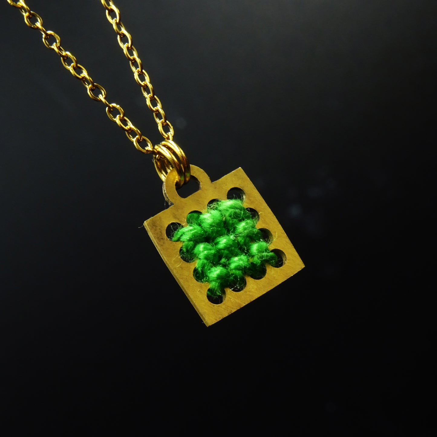Lush Brass Necklace