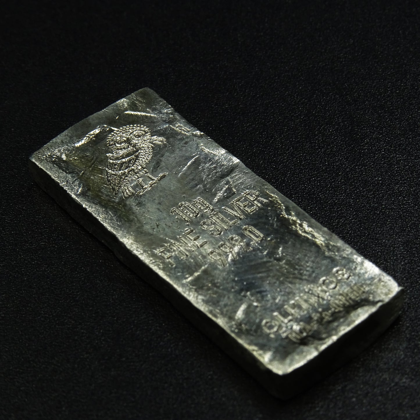Glaux Fine Silver Ingot