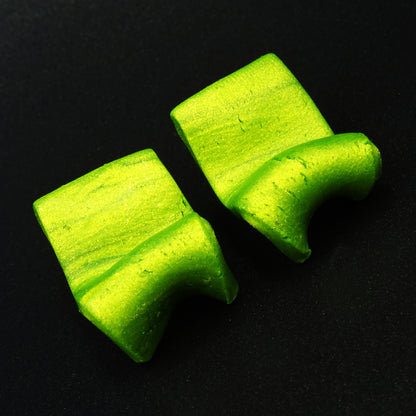 Neon Echo Clay Earrings