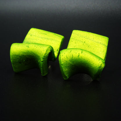 Neon Echo Clay Earrings