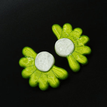 Ethereal Bloom Clay Earrings