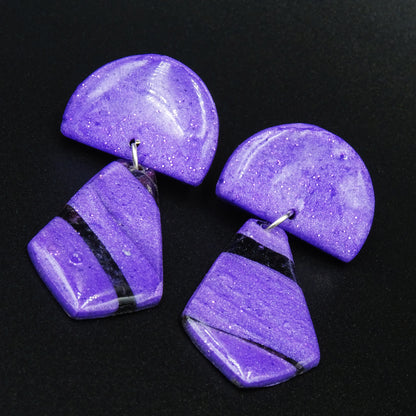 Celestial Fragments Clay Earrings