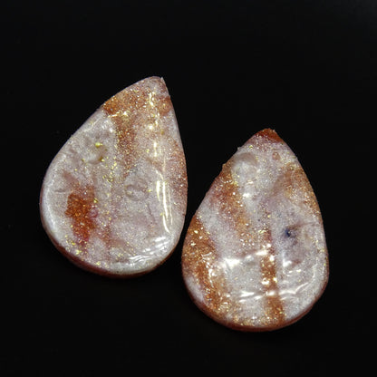 Amber Mirage Clay Earrings