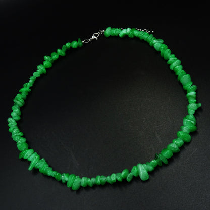 Emerald Cascade Aventurine Gemstone Necklace