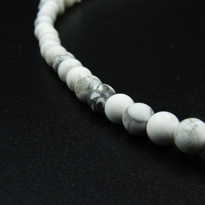 Polar Veil Agate Gemstone Necklace
