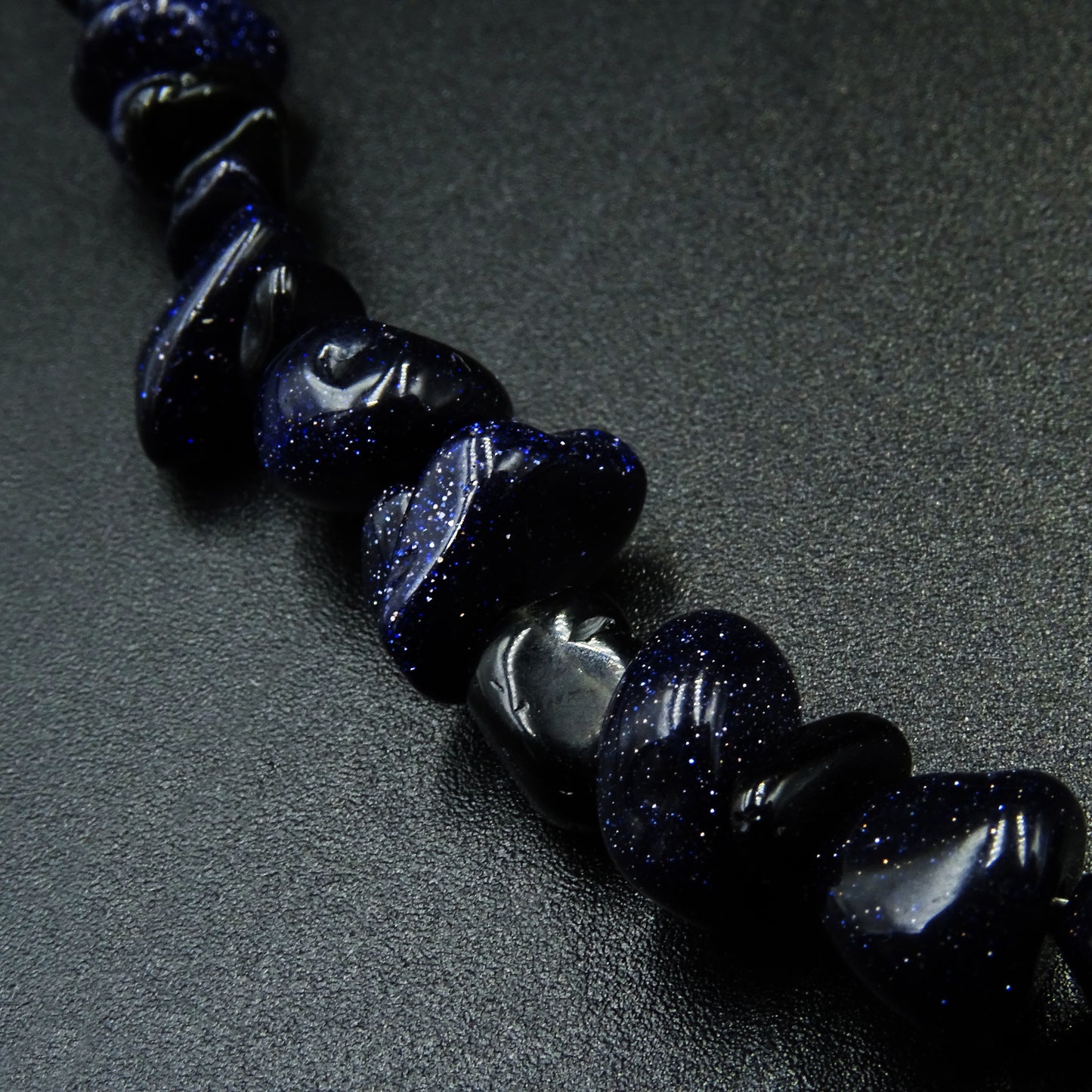 Midnight Echoes Chrysolite Gemstones Necklace