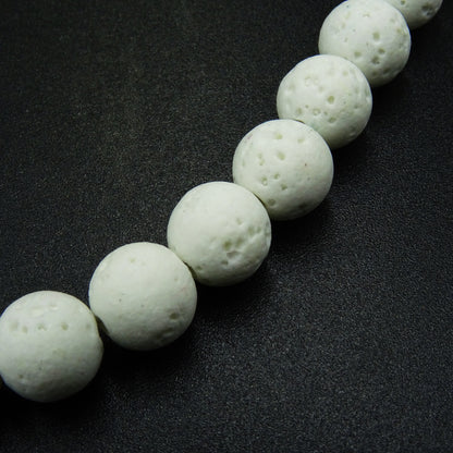 Frostlight Serenity Lava Gemstones Necklace