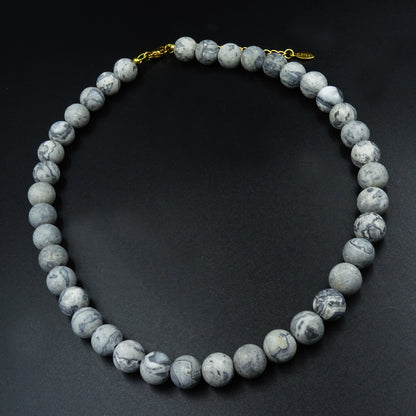 Stoneveil Whisper Jasper Gemstone Necklace