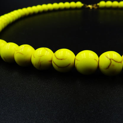 Solar Flare Pasta Gemstones Necklace
