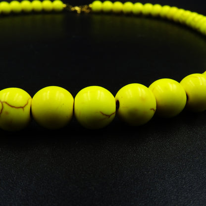 Solar Flare Pasta Gemstones Necklace