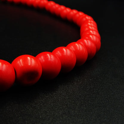 Ember Pulse Pasta Gemstone Necklace