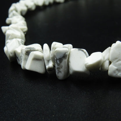 Marble Whispers Howlite Gemstone Necklace