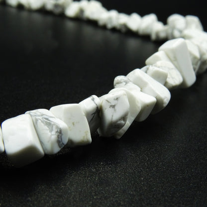 Marble Whispers Howlite Gemstone Necklace