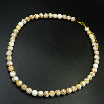 Desert Lace Pasta Gemstone Necklace