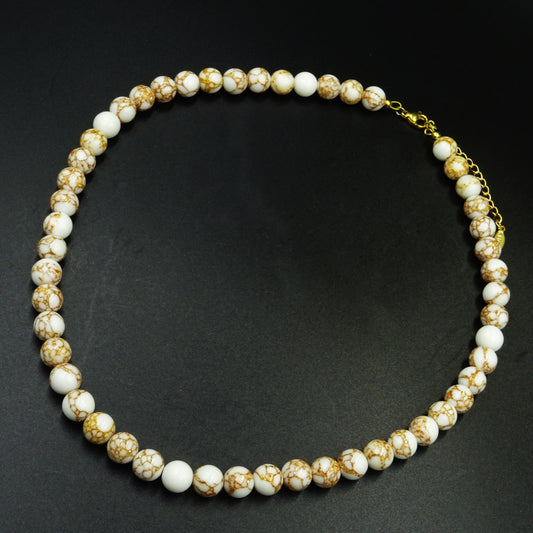 Desert Lace Pasta Gemstones Necklace
