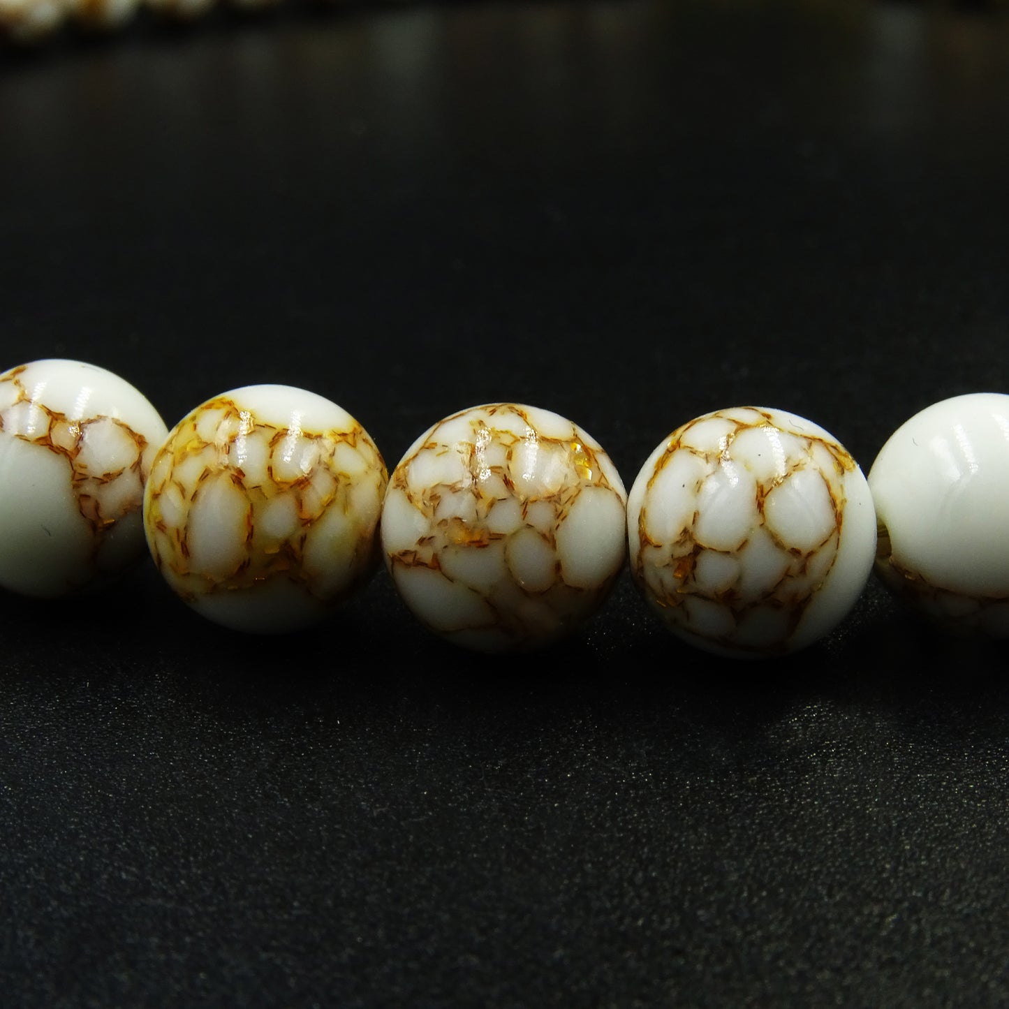 Desert Lace Pasta Gemstone Necklace