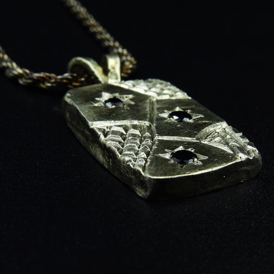 Ironveil Mark Silver Necklace