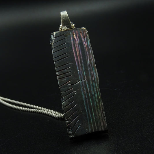 Seal of Dusk Silver Necklace