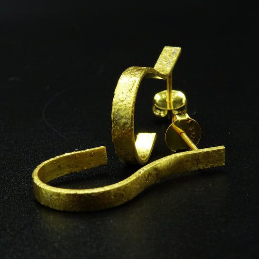 Oreline Silver Hoop Earrings