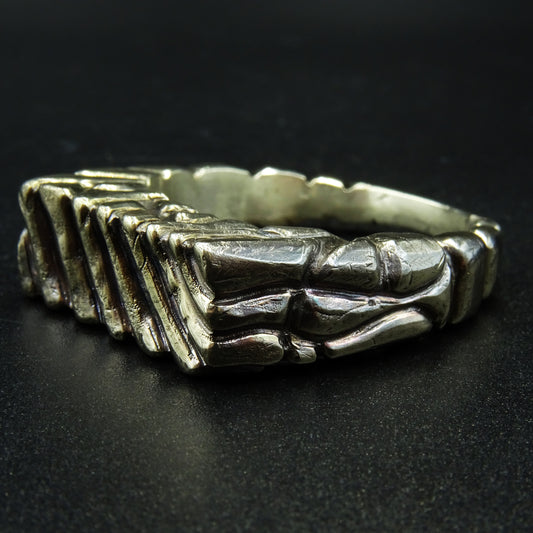 Metalwrithe Silver Signet Ring