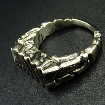 Metalwrithe Silver Signet Ring
