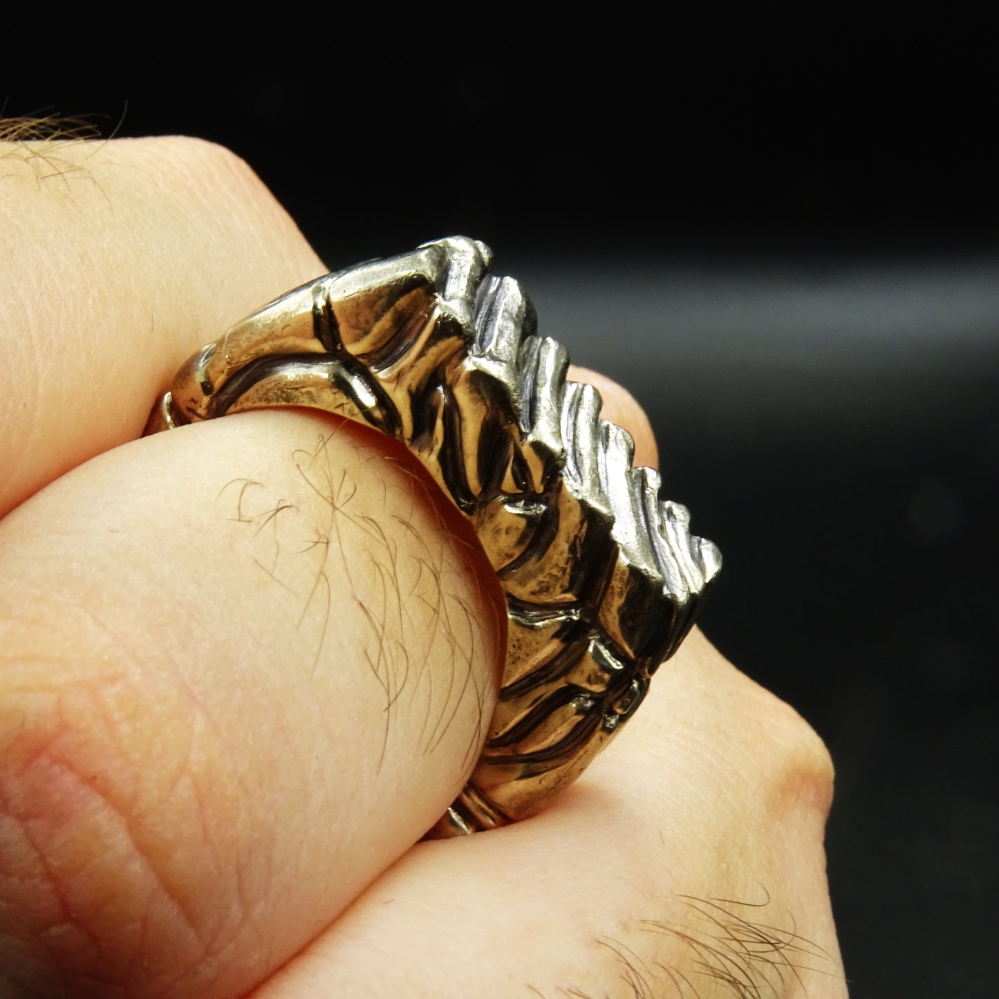 Metalwrithe Silver Signet Ring